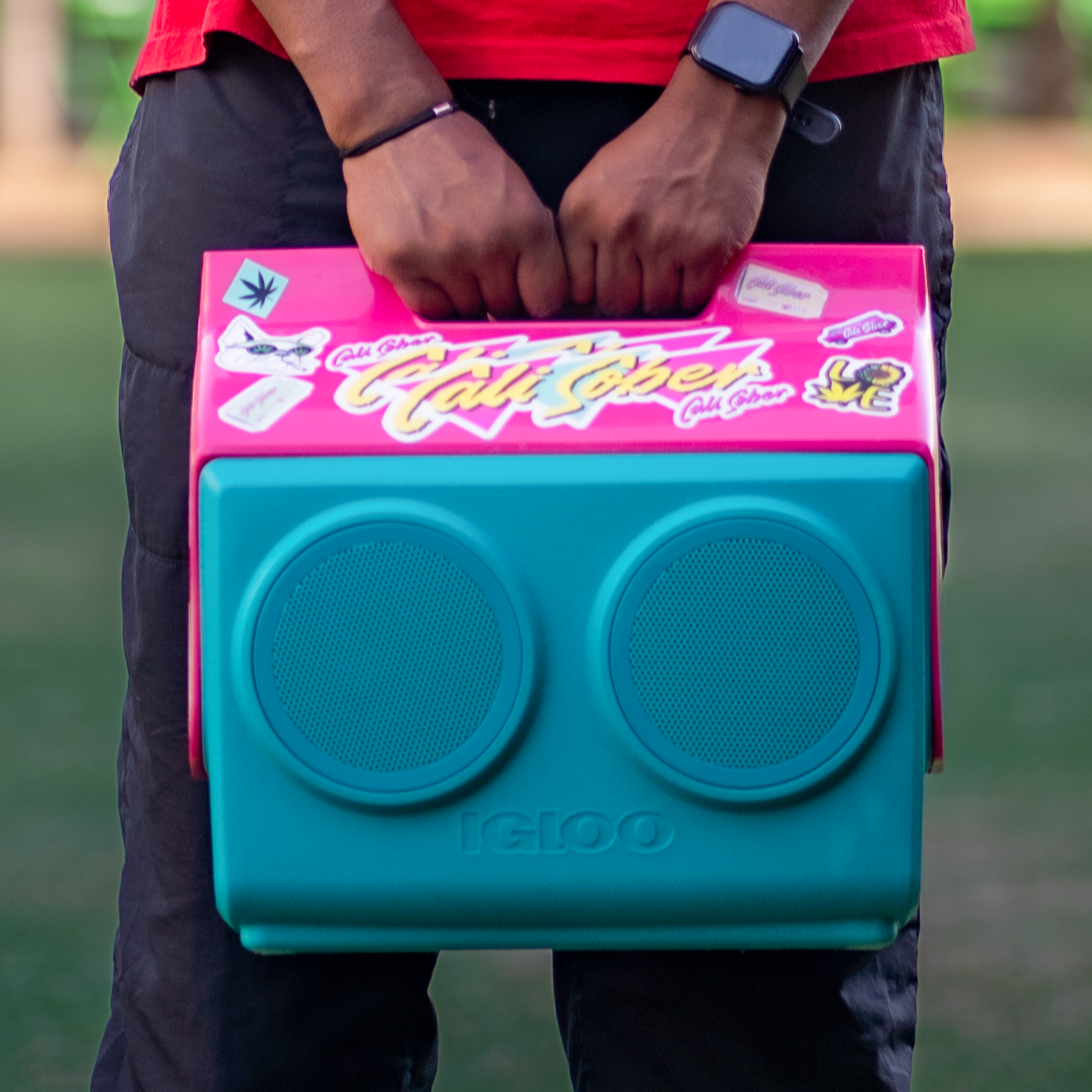 Cali Sober Igloo Boombox Cooler