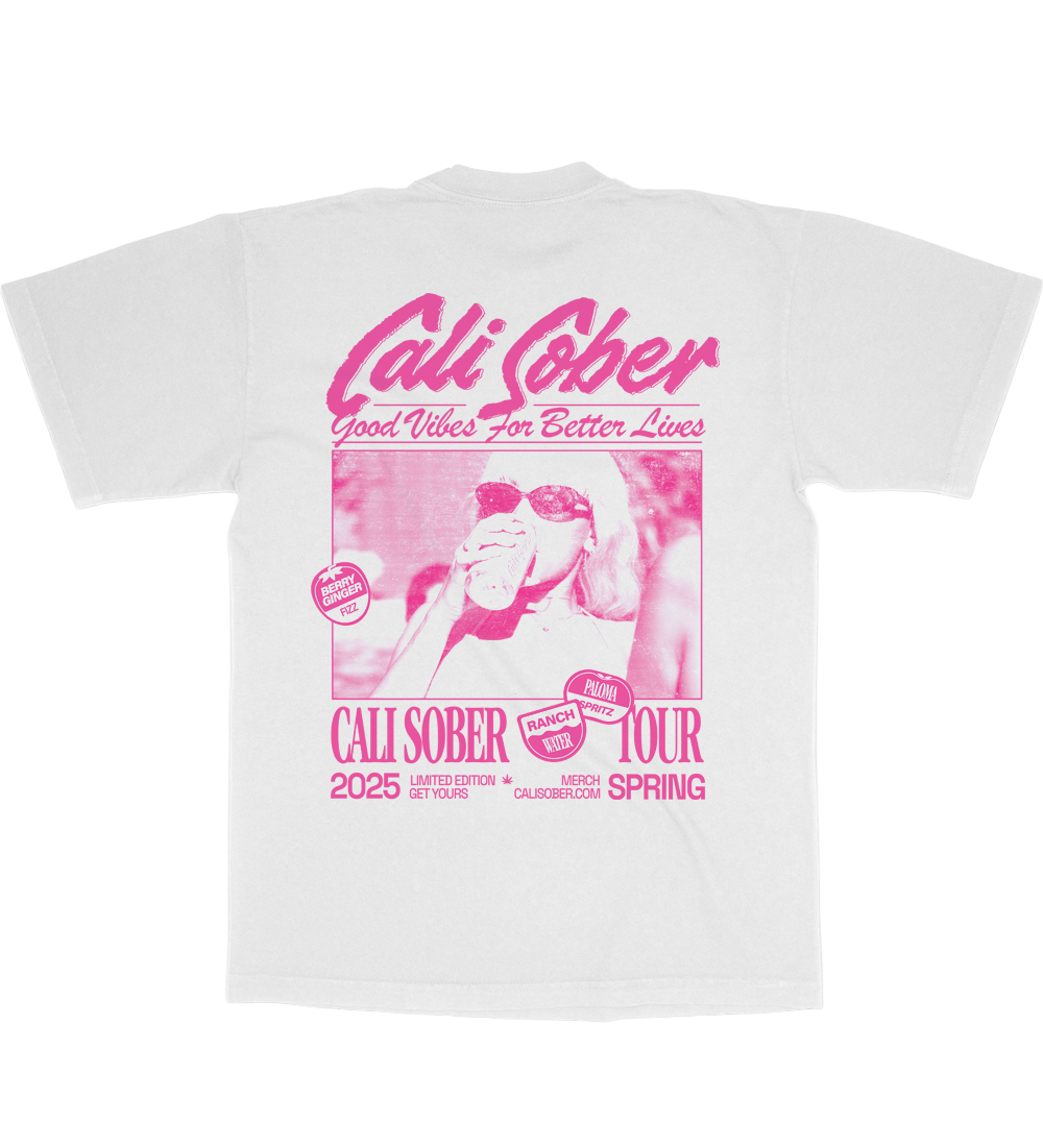 Cali Sober Spring Tour 2025 Tee